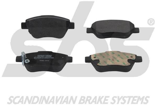 SBS 1501223649 Brake Pad Set, disc brake 1501223649