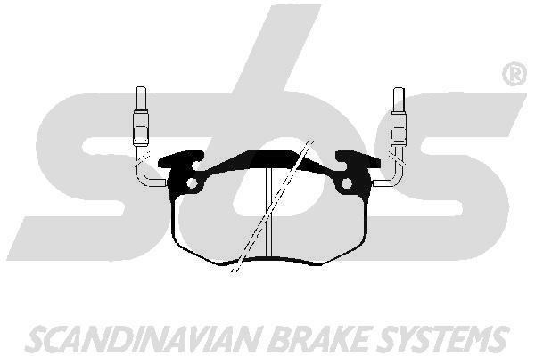 SBS 1501223709 Brake Pad Set, disc brake 1501223709