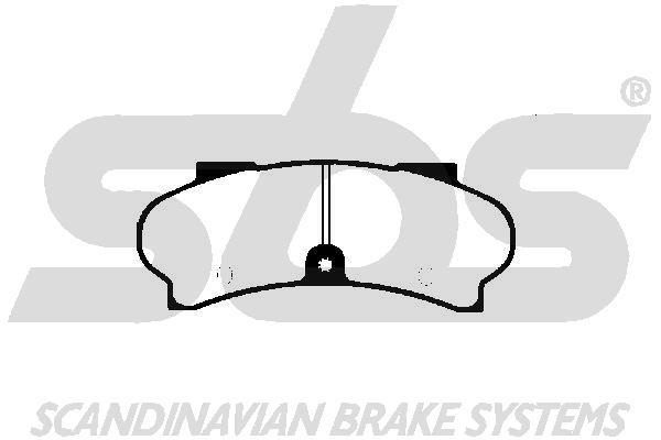 SBS 1501223723 Brake Pad Set, disc brake 1501223723