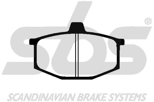 SBS 1501223911 Brake Pad Set, disc brake 1501223911