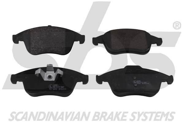 SBS 1501223961 Brake Pad Set, disc brake 1501223961