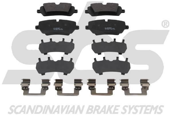 SBS 1501224035 Brake Pad Set, disc brake 1501224035