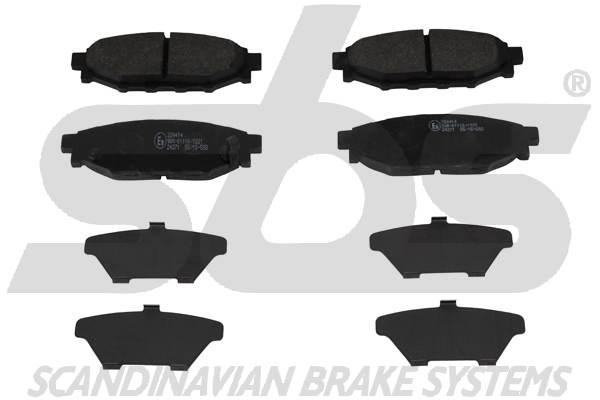 SBS 1501224414 Brake Pad Set, disc brake 1501224414