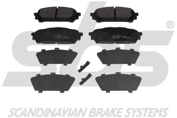 SBS 1501224417 Brake Pad Set, disc brake 1501224417