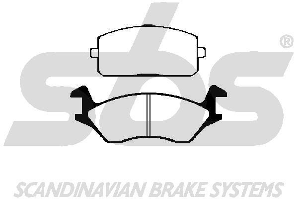 SBS 1501224505 Brake Pad Set, disc brake 1501224505