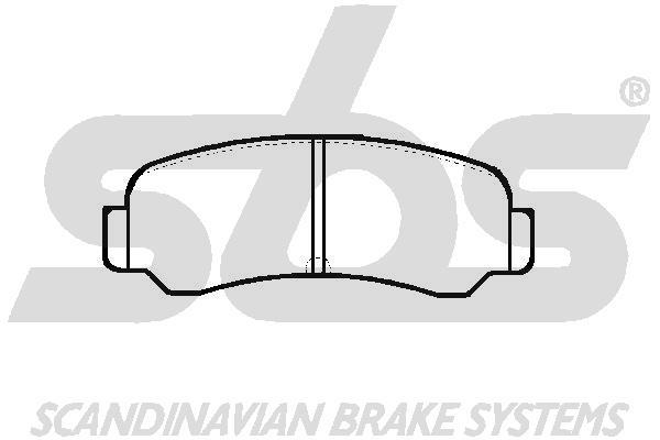 SBS 1501224518 Brake Pad Set, disc brake 1501224518
