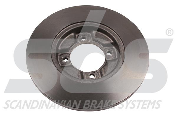 Unventilated front brake disc SBS 1815203211