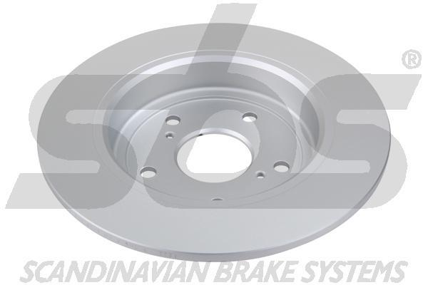 Rear brake disc, non-ventilated SBS 1815315222
