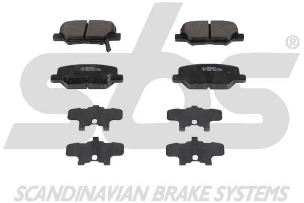 SBS 1501221972 Brake Pad Set, disc brake 1501221972