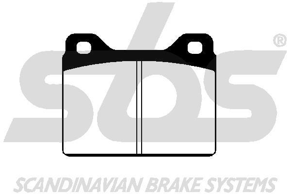SBS 1501224803 Brake Pad Set, disc brake 1501224803