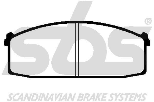 SBS 1501222211 Brake Pad Set, disc brake 1501222211