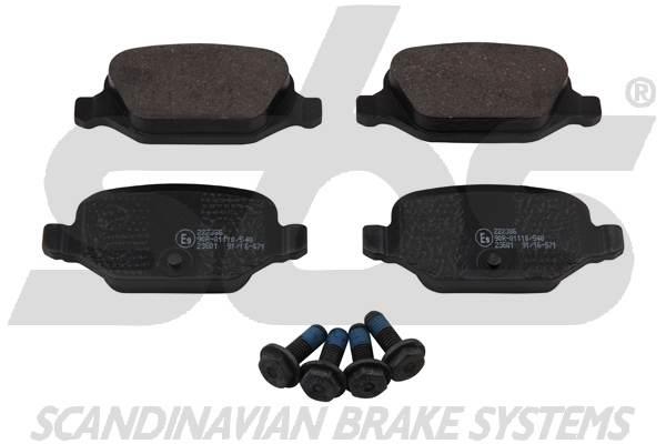 SBS 1501222386 Brake Pad Set, disc brake 1501222386