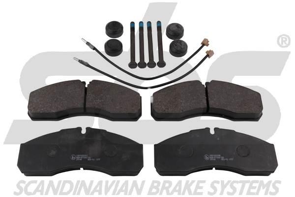 SBS 1501222395 Brake Pad Set, disc brake 1501222395
