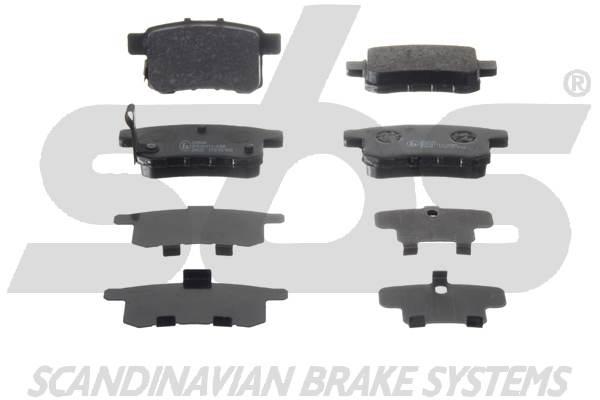 SBS 1501222644 Brake Pad Set, disc brake 1501222644