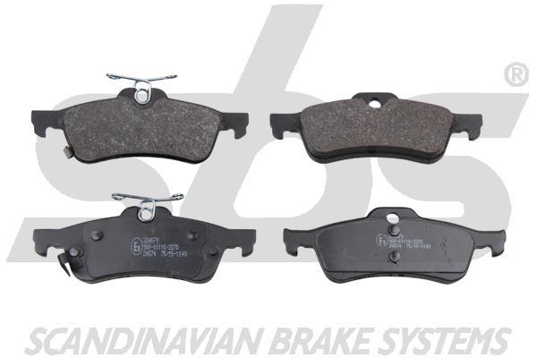 SBS 1501224579 Brake Pad Set, disc brake 1501224579