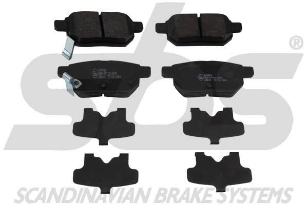 SBS 1501224582 Brake Pad Set, disc brake 1501224582