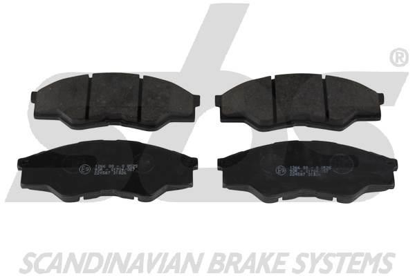 SBS 1501224587 Brake Pad Set, disc brake 1501224587