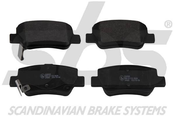 SBS 1501224589 Brake Pad Set, disc brake 1501224589