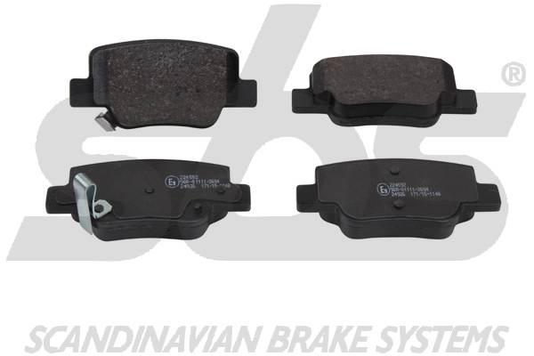 SBS 1501224592 Brake Pad Set, disc brake 1501224592