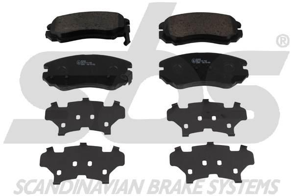 SBS 1501223436 Brake Pad Set, disc brake 1501223436