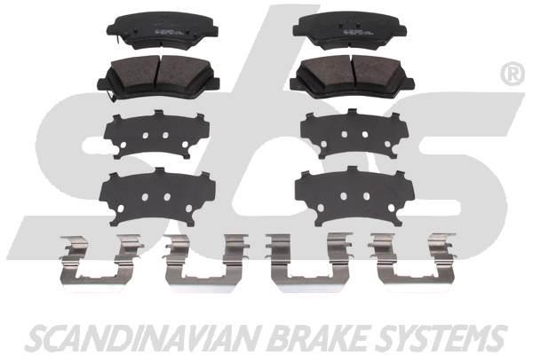 SBS 1501223443 Brake Pad Set, disc brake 1501223443