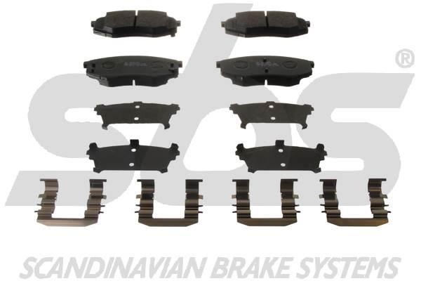 SBS 1501223448 Brake Pad Set, disc brake 1501223448
