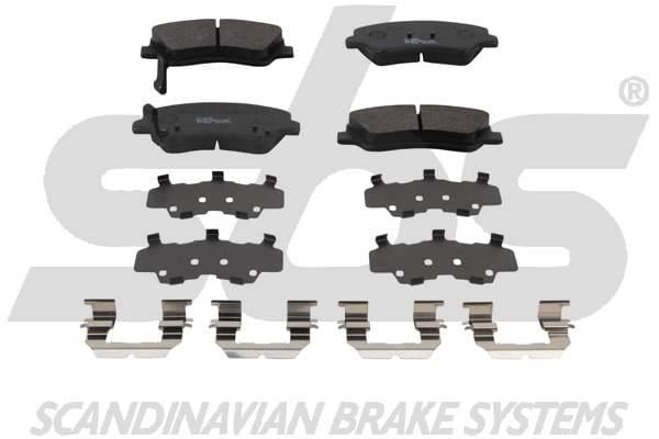SBS 1501223525 Brake Pad Set, disc brake 1501223525