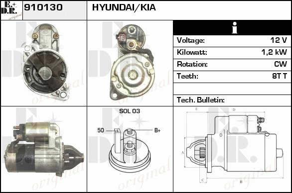 EDR 910130 Starter 910130