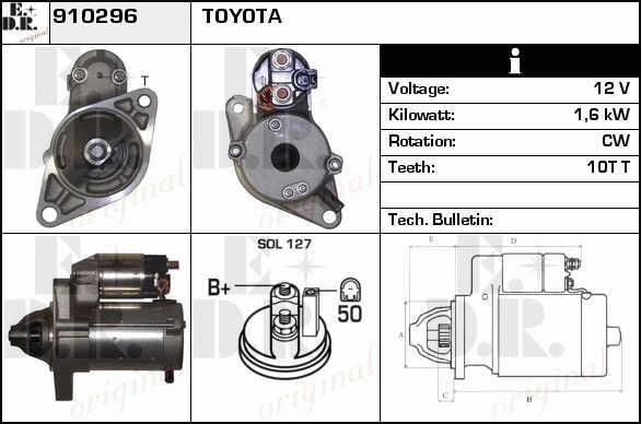 EDR 910296 Starter 910296