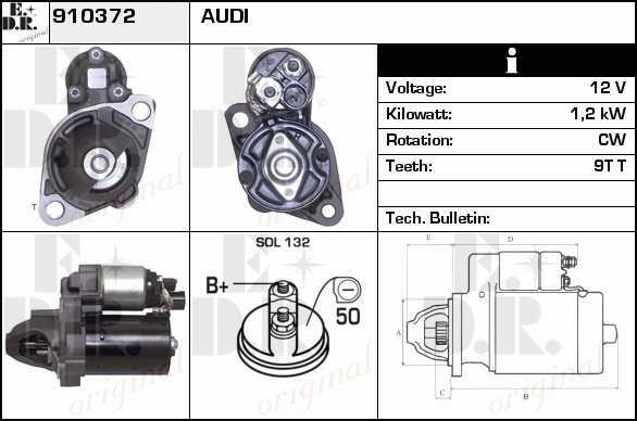 EDR 910372 Starter 910372