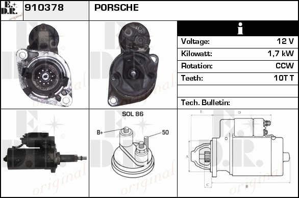 EDR 910378 Starter 910378