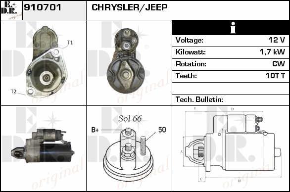 EDR 910701 Starter 910701