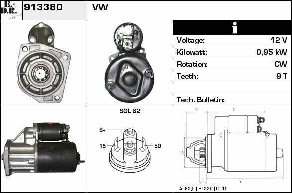 EDR 913380 Starter 913380