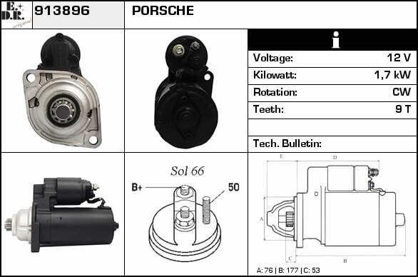 EDR 913896 Starter 913896