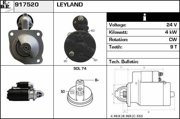 EDR 917520 Starter 917520