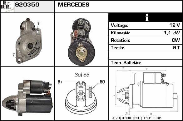 EDR 920350 Starter 920350