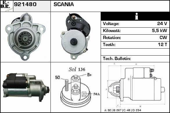 EDR 921480 Starter 921480