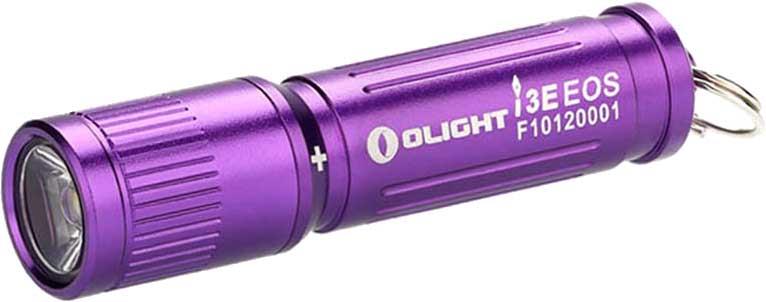 Olight I3E PURPLE Flashlight keychain EOS Purple I3EPURPLE