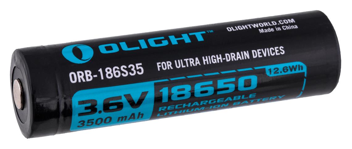 Olight 18650HDC Battery of 18650 HDC (10A) 3500MAH 18650HDC