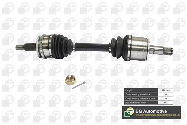 Driveshaft Fiat Fullback: DS6101L BGA Drive shaft
