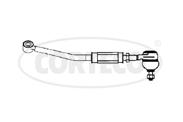 Track rod Renault 21: 49396627 Corteco Steering rod with tip, set