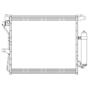 Aircon condenser Nissan Juke: CF20228 Delphi AC Condenser