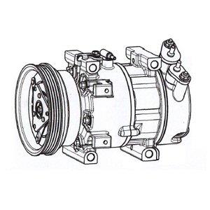 Delphi CS20533 Compressor, air conditioning CS20533