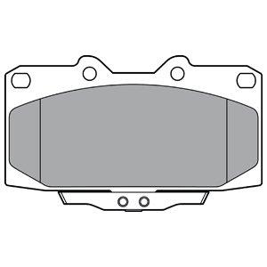 Delphi LP3409 Brake Pad Set, disc brake LP3409