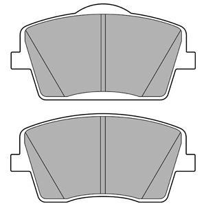 Delphi LP3435 Brake Pad Set, disc brake LP3435