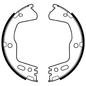 Delphi LS2158 Parking brake shoes LS2158