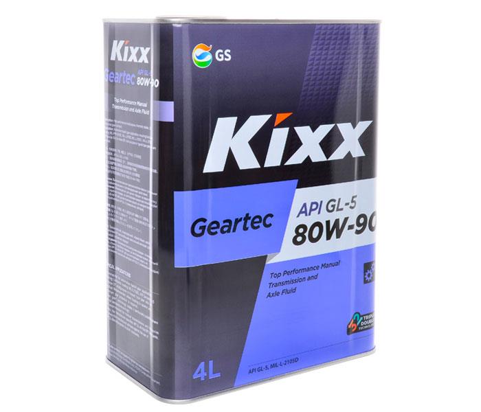 Kixx GS113067 Transmission oil KIXX GEARTEC GL-5 80W-90, 4 L GS113067