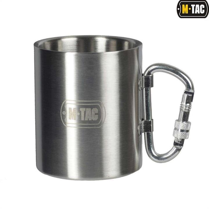 M-Tac ML60008012 Thermo Mug with carabin, stainless steel ML60008012