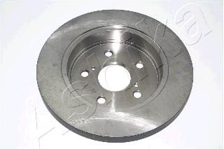 Ashika 61-02-255 Unventilated front brake disc 6102255