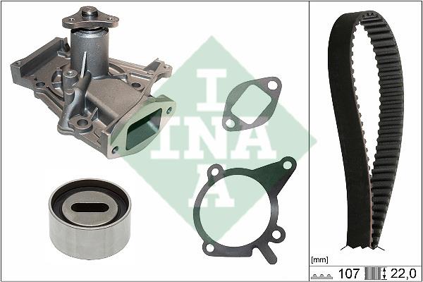 INA 530 0285 30 TIMING BELT KIT WITH WATER PUMP 530028530
